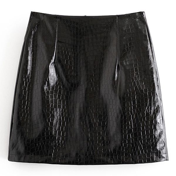 skirts agong casual crocodile pattern mini women fashion faux leather skirt elegant pu a line female ladies ic, Black
skirts agong casual crocodile pattern mini women fashion faux leather skirt elegant pu a line female ladies ic, Black