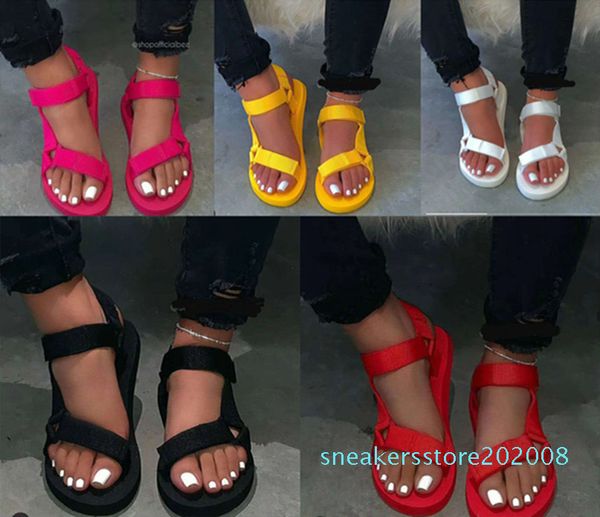 wholesale women summer sandals beach slides gladiator plus size flat platform slippers beachwear bohemia candy color solid comfortable s08, Black
wholesale women summer sandals beach slides gladiator plus size flat platform slippers beachwear bohemia candy color solid comfortable s08, Black
