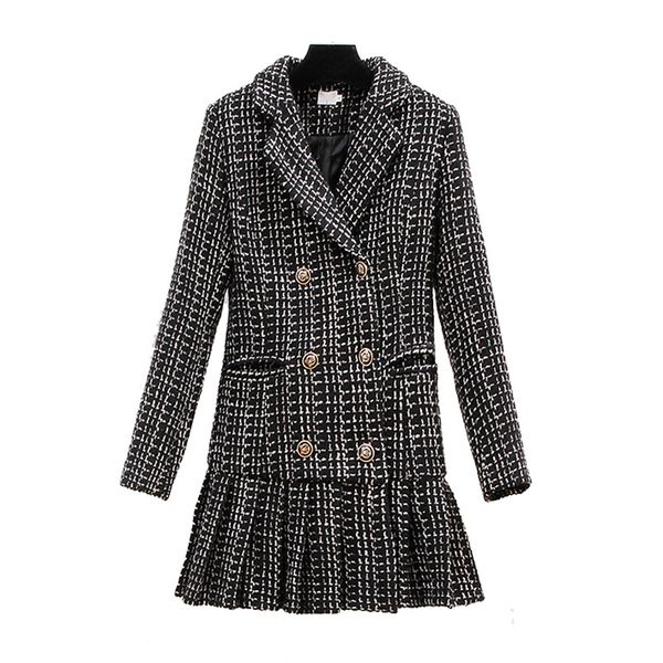 women's wool & blends perhaps u women black white beige tweed double-breasted outwear button notch collar vintage long coat pocket plea
women's wool & blends perhaps u women black white beige tweed double-breasted outwear button notch collar vintage long coat pocket plea