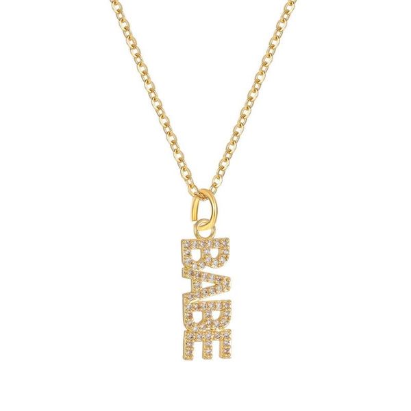 cute babe english letter necklace gold silver color chain cubic zirconia letter pendant necklace women birthday party jewelry
cute babe english letter necklace gold silver color chain cubic zirconia letter pendant necklace women birthday party jewelry