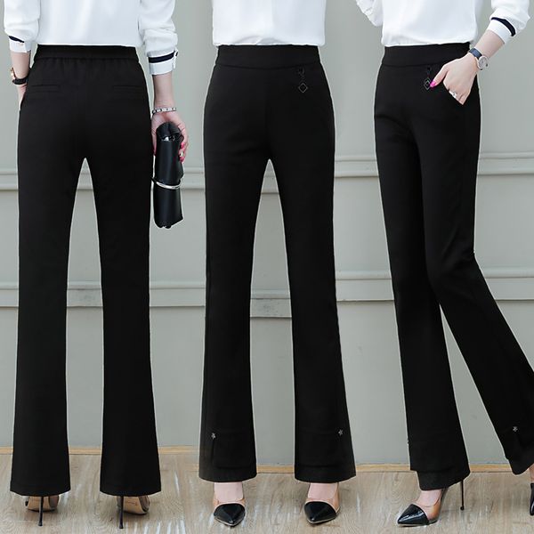 black and white with pattern wei la ku female spring and autumn 2020 nian new style high-waisted slimming pants straight women's, Black;white
black and white with pattern wei la ku female spring and autumn 2020 nian new style high-waisted slimming pants straight women's, Black;white