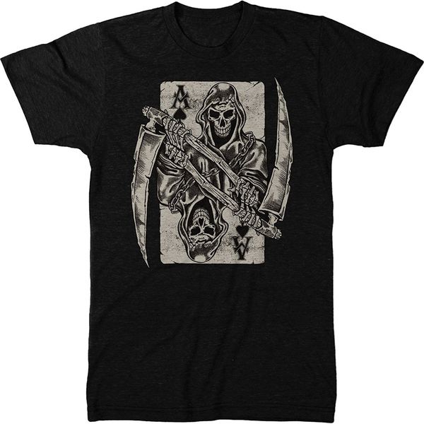 2019 мода бесплатной доставки ace of spades грим modern fit tri-смесь футболка майки reaper мужской
2019 мода бесплатной доставки ace of spades грим modern fit tri-смесь футболка майки reaper мужской