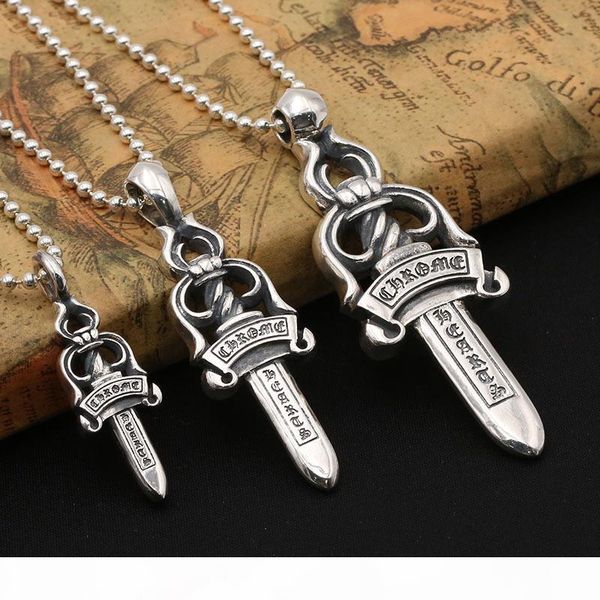personalized 925 sterling silver vintage jewelry antique silver hand-made designer sward pendants for necklaces without chain men women
personalized 925 sterling silver vintage jewelry antique silver hand-made designer sward pendants for necklaces without chain men women