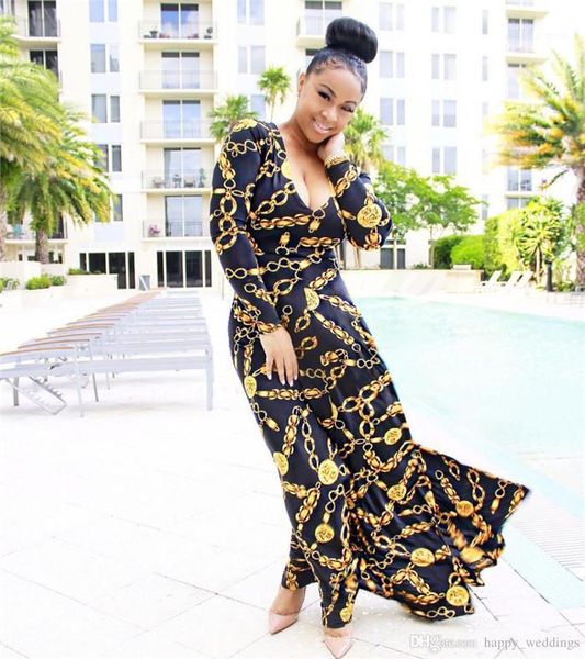 european american metal chain pattern dress women design print dress new fashion beautiful, Black;gray
european american metal chain pattern dress women design print dress new fashion beautiful, Black;gray