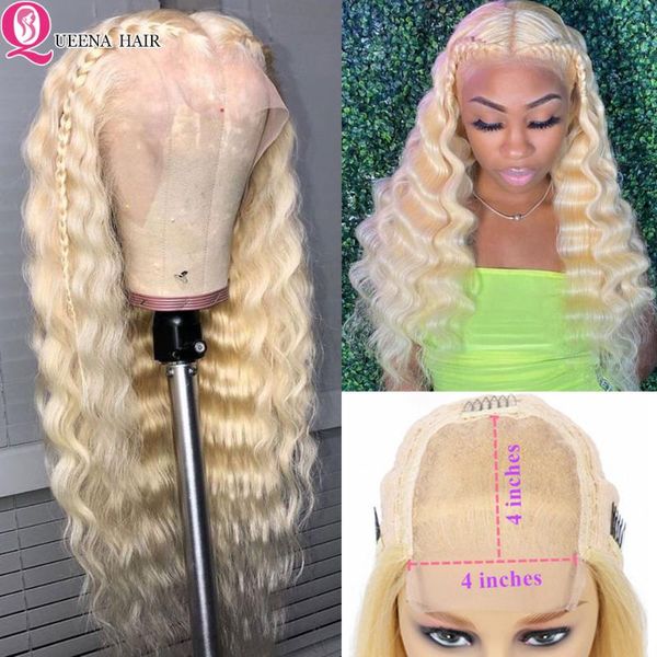 lace wigs 613 human hair wig deep wave frontal 13x4 blonde front for women remy brazilian 4x4 closure 150, Black;brown
lace wigs 613 human hair wig deep wave frontal 13x4 blonde front for women remy brazilian 4x4 closure 150, Black;brown