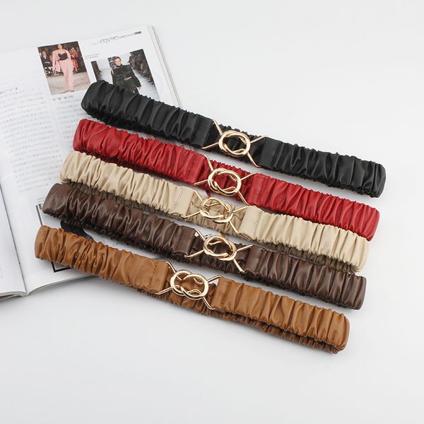 fashion cross buckle belt women elastic waist female versatile decorative belt skirt sweater jeans waistband women, Black;brown
fashion cross buckle belt women elastic waist female versatile decorative belt skirt sweater jeans waistband women, Black;brown