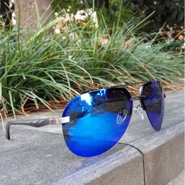 men polarized brand sunglasses with logo eyewear metal llarge frame mujer driving glasses, White;black
men polarized brand sunglasses with logo eyewear metal llarge frame mujer driving glasses, White;black