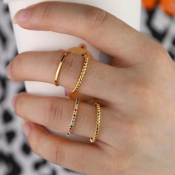 minimal minimalist thin small band ring for women finger stacking cz eternity ring set, Golden;silver
minimal minimalist thin small band ring for women finger stacking cz eternity ring set, Golden;silver