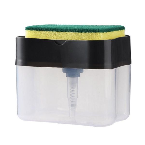 2-in-1sponge rack soap dispenser soap pump multifunction dispenser sponge storage box bathroom washing storage box
2-in-1sponge rack soap dispenser soap pump multifunction dispenser sponge storage box bathroom washing storage box