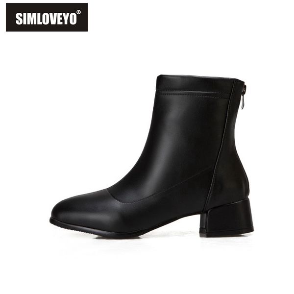simloveyo autumn winter mid-caalf boots round toe 4cm chunky heels pu solid zipper big size 35-48 black white work daliy b2066
simloveyo autumn winter mid-caalf boots round toe 4cm chunky heels pu solid zipper big size 35-48 black white work daliy b2066