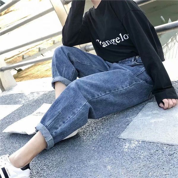 women's jeans sougen casual women plus size harem pants autumn winter 2021 fashion denim boyfriend style loose, Blue
women's jeans sougen casual women plus size harem pants autumn winter 2021 fashion denim boyfriend style loose, Blue