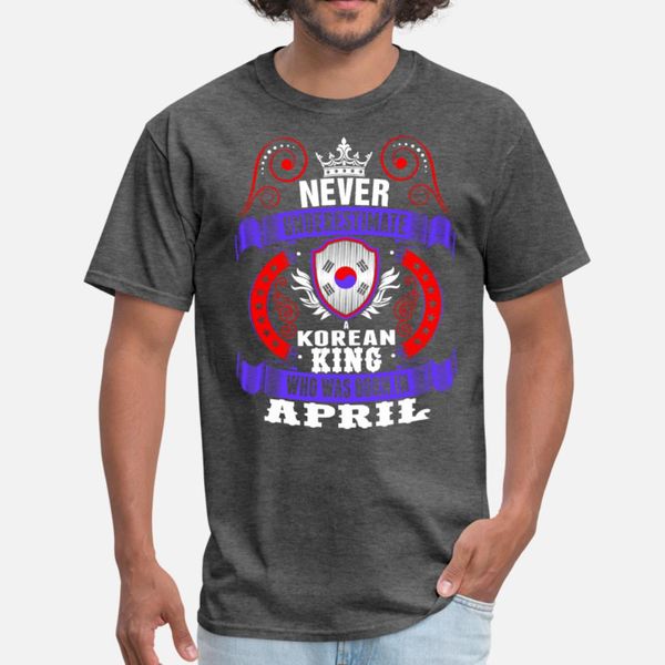 never underestimate a korean april king t shirt men designer tee shirt round neck standard fit breathable spring autumn trend shirt
never underestimate a korean april king t shirt men designer tee shirt round neck standard fit breathable spring autumn trend shirt