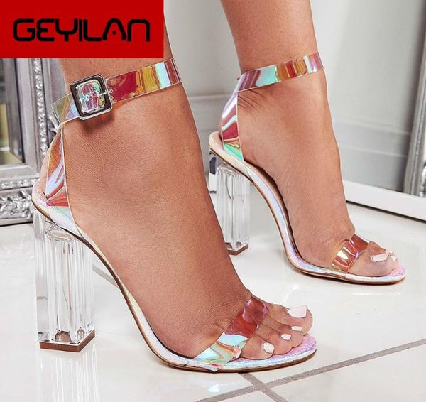 2020 pvc clear transparent strappy buckle sandals women sandals shoes celebrity wearing simple style high heels, Black
2020 pvc clear transparent strappy buckle sandals women sandals shoes celebrity wearing simple style high heels, Black