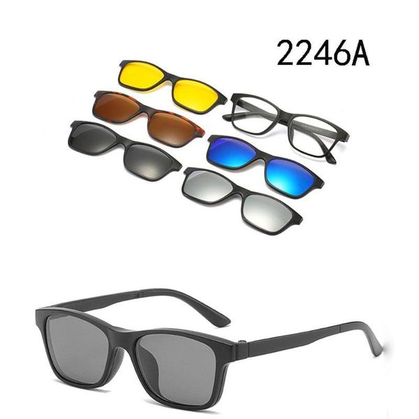 fashion 5 lenes magnet sunglasses clip mirrored clip on sunglasses men polarized glasses custom prescription myopia, White;black
fashion 5 lenes magnet sunglasses clip mirrored clip on sunglasses men polarized glasses custom prescription myopia, White;black