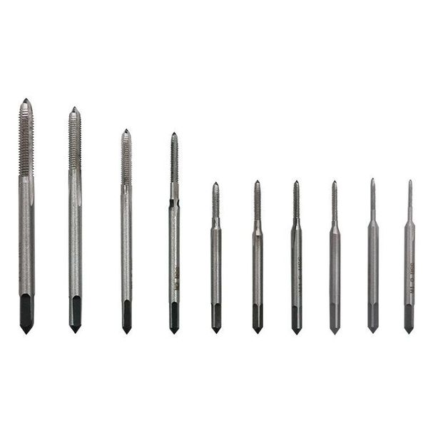 10pcs/set micro machine screw taps m1-m3.5 mini clocks and watches tapping combination equipment tool set
10pcs/set micro machine screw taps m1-m3.5 mini clocks and watches tapping combination equipment tool set