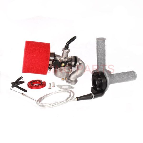 pz19 carburetor intake visiable throttle grip settle cable air filter oil filter 50cc 70cc 90cc 110cc pit bike atv quad go kart
pz19 carburetor intake visiable throttle grip settle cable air filter oil filter 50cc 70cc 90cc 110cc pit bike atv quad go kart