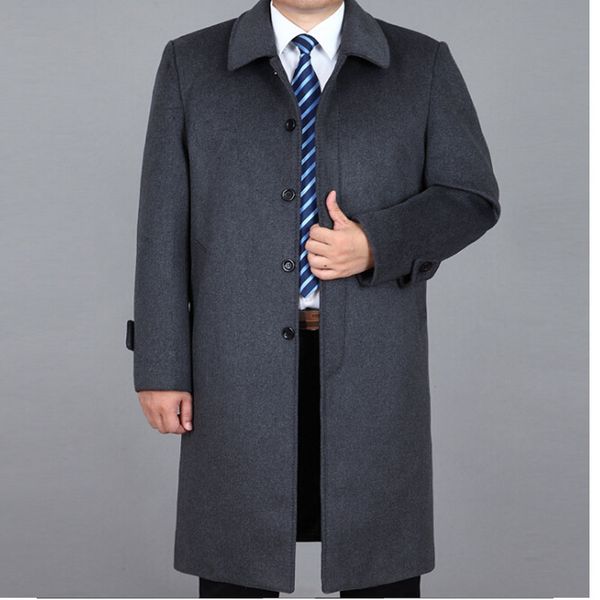 m-4xl long men cashmere overcoat business big wool coat men's windbreak men`s winter cashmere jacket overcoat turn-down collar, Black
m-4xl long men cashmere overcoat business big wool coat men's windbreak men`s winter cashmere jacket overcoat turn-down collar, Black