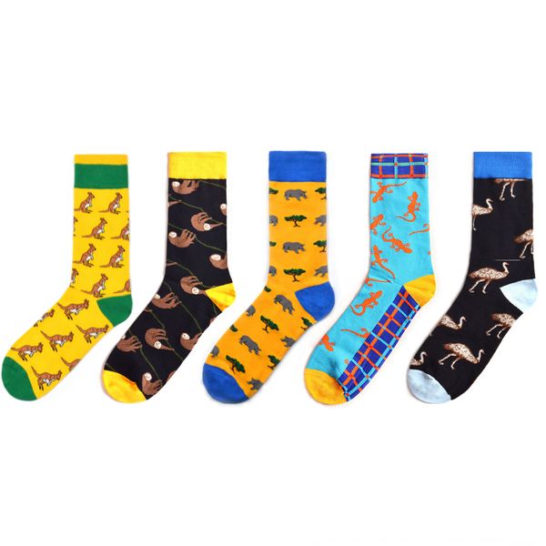 biyi men's and socks combination casual animal pattern kangaroo rhinoceros men's mid-length cotton trendy socks fh6zz, Black
biyi men's and socks combination casual animal pattern kangaroo rhinoceros men's mid-length cotton trendy socks fh6zz, Black