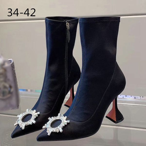 34-42 european style wine glasses with women's short boots 2020 new stretch boots sun rhinestone, Black
34-42 european style wine glasses with women's short boots 2020 new stretch boots sun rhinestone, Black