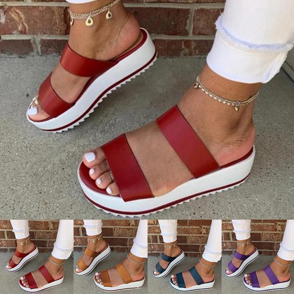 loozykit women sandals solid slip-on open toe thick bottom wedges casual shoes plus size summer beach sandals slippers shoes, Black
loozykit women sandals solid slip-on open toe thick bottom wedges casual shoes plus size summer beach sandals slippers shoes, Black