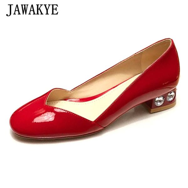 elegant patent leather women pumps crystal diamond studded square heels round toe sequins shallow party shoes zapatos de mujer, Black
elegant patent leather women pumps crystal diamond studded square heels round toe sequins shallow party shoes zapatos de mujer, Black