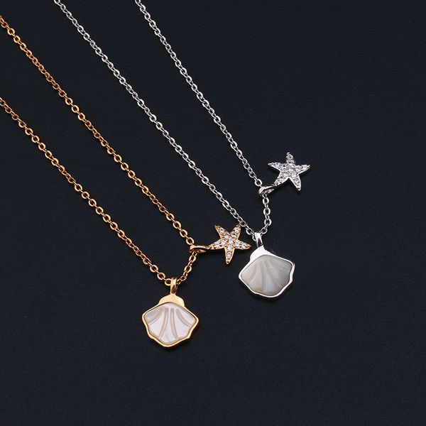 summer beach jewelry golden sea shell scallop necklace ocean style gold-plated necklace women fashion jewelry, Silver
summer beach jewelry golden sea shell scallop necklace ocean style gold-plated necklace women fashion jewelry, Silver