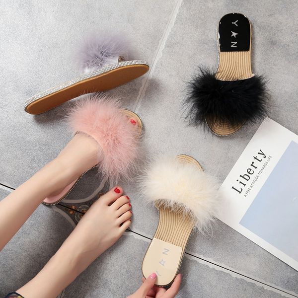 shoes slippers casual slides fur flip flops low slipers women luxury plush soft flat 2020 basic fashion rome spring pu fabric, Black
shoes slippers casual slides fur flip flops low slipers women luxury plush soft flat 2020 basic fashion rome spring pu fabric, Black