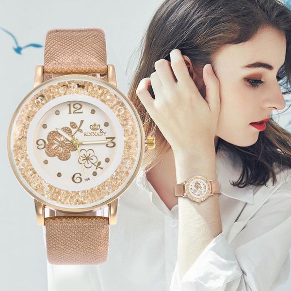 wristwatch ladies rose pattern leater bracelet watches flower design gold rhinestone casual watch relojes w50, Slivery;brown
wristwatch ladies rose pattern leater bracelet watches flower design gold rhinestone casual watch relojes w50, Slivery;brown
