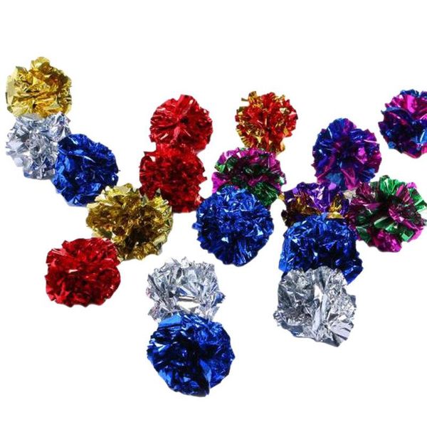 cat toys 6/12pcs multicolor mylar crinkle ball ring paper sound toy for kitten playing interactive pet products supplies
cat toys 6/12pcs multicolor mylar crinkle ball ring paper sound toy for kitten playing interactive pet products supplies