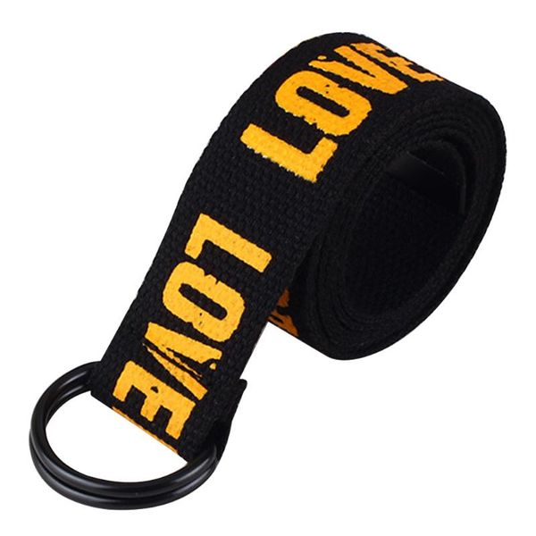 gifts d ring cool canvas durable jeans casual all matching double buckle waist belt letter printed fashion students women men, Black;brown
gifts d ring cool canvas durable jeans casual all matching double buckle waist belt letter printed fashion students women men, Black;brown