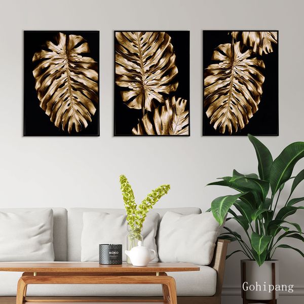 golden palm poster plant canvas painting monstera leaves wall art print modern picture for living room on the wall home decor
golden palm poster plant canvas painting monstera leaves wall art print modern picture for living room on the wall home decor