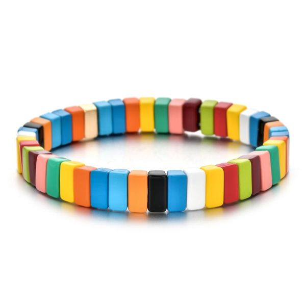 zmzy womens jewellery rainbow handmade enamel tile stacked charm bracelets for women girls painted summer bracelet wholesale, Red;blue
zmzy womens jewellery rainbow handmade enamel tile stacked charm bracelets for women girls painted summer bracelet wholesale, Red;blue