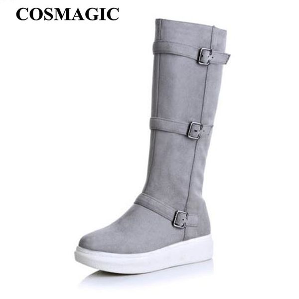 cosmagic 2020 new winter women knee high snow boots fashion knight boots gray black round toe low heel fur long
cosmagic 2020 new winter women knee high snow boots fashion knight boots gray black round toe low heel fur long