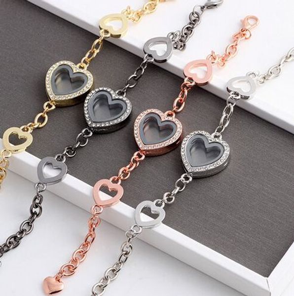 10pcs/lot magnetic heart floating locket bracelet with rhinestones glass living memory locket bangles, Red;blue
10pcs/lot magnetic heart floating locket bracelet with rhinestones glass living memory locket bangles, Red;blue