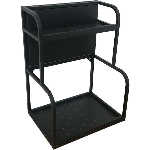storage shelf 201 stainless steel black kitchen shelf supplies storage household counterseasoning shelf double layer 30cm long
storage shelf 201 stainless steel black kitchen shelf supplies storage household counterseasoning shelf double layer 30cm long