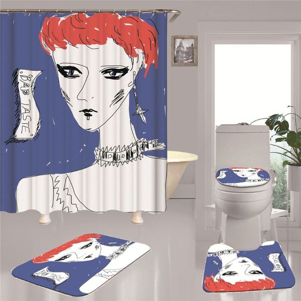 shower curtain bathroom decor 4pcs non slip toilet polyester cover mat set bathroom shower curtain washable cp2
shower curtain bathroom decor 4pcs non slip toilet polyester cover mat set bathroom shower curtain washable cp2