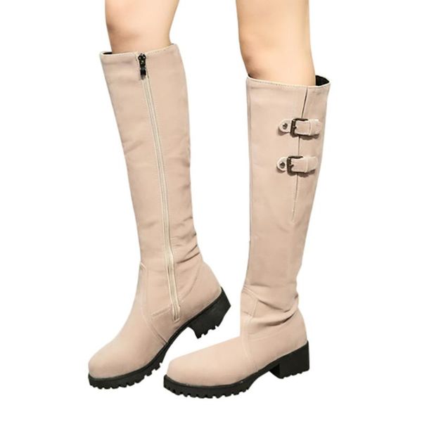 бедро высокие сапоги мода женщин pure color круглый toe zipper замша коренастый пятки сапоги урожай зима длинная труба обувь, Black
бедро высокие сапоги мода женщин pure color круглый toe zipper замша коренастый пятки сапоги урожай зима длинная труба обувь, Black