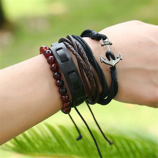 boutique explosions men and women wild daily leather four sets of rent bracelet jewelry, Golden;silver
boutique explosions men and women wild daily leather four sets of rent bracelet jewelry, Golden;silver