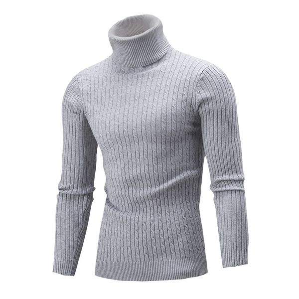 sweater slim men fashion casual solid color turtleneck knit long sleeve pullover vintage gentlemen sweater, White;black
sweater slim men fashion casual solid color turtleneck knit long sleeve pullover vintage gentlemen sweater, White;black