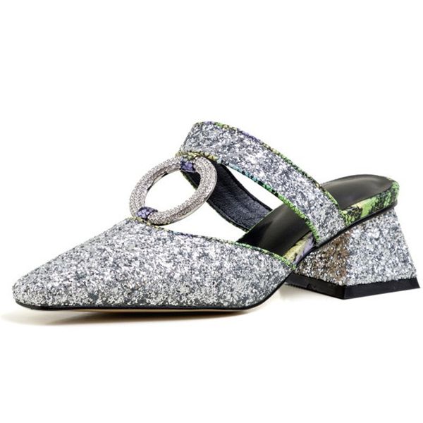 brand rhinestone women sandals high heels square toe summer shoes for women sandals silver elegant shoes woman high quality, Black
brand rhinestone women sandals high heels square toe summer shoes for women sandals silver elegant shoes woman high quality, Black