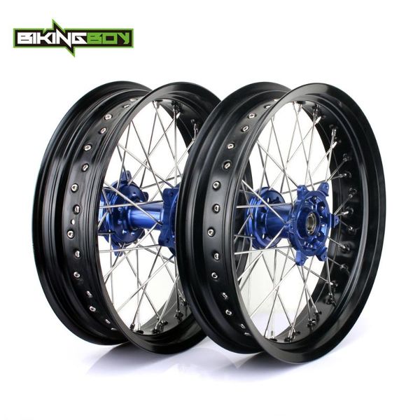 bikingboy 3.0 / 4.25 / 17" supermoto front rear wheels rims hubs for 250 450 500 525 530 exc-f exc sxs sx-f sxs-f xc-f xc-w
bikingboy 3.0 / 4.25 / 17" supermoto front rear wheels rims hubs for 250 450 500 525 530 exc-f exc sxs sx-f sxs-f xc-f xc-w