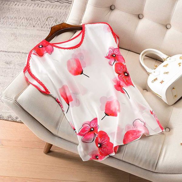 women's blouses & shirts 2021 summer short sleeves o neck floral chiffon female shirt blouse a3581, White
women's blouses & shirts 2021 summer short sleeves o neck floral chiffon female shirt blouse a3581, White