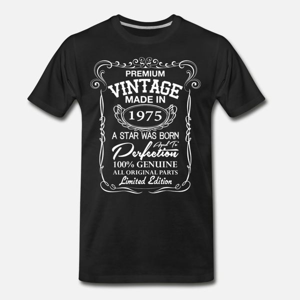 vintage made in 1975 t shirt men printed tee shirt o neck unique sunlight new style summer unique shirt
vintage made in 1975 t shirt men printed tee shirt o neck unique sunlight new style summer unique shirt