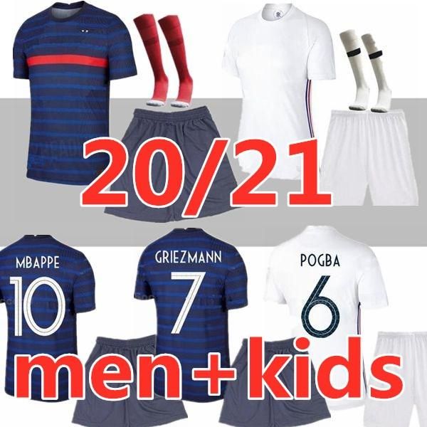 men+kids new 2020 2021 france soccer jersey mbappe griezmann kante pogba maillot de foot 20 2021 kids kits set football shirts uniform, Black
men+kids new 2020 2021 france soccer jersey mbappe griezmann kante pogba maillot de foot 20 2021 kids kits set football shirts uniform, Black