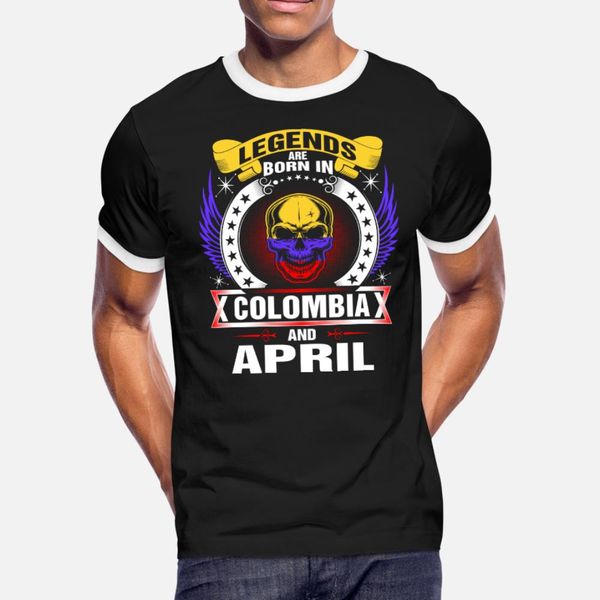 легенды born в колумбии и апреле t shirt мужчины проектирование 100% хлопок s-xxxl формального fit смешной весна kawaii рубашка
легенды born в колумбии и апреле t shirt мужчины проектирование 100% хлопок s-xxxl формального fit смешной весна kawaii рубашка