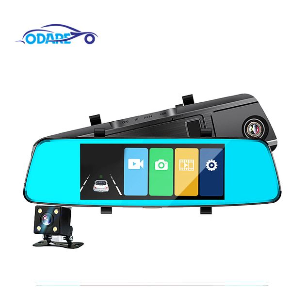 odare 7" car dvr dual lens car camera full hd 1080p video recorder rearview mirror with rear view dvr dash cam auto registrator
odare 7" car dvr dual lens car camera full hd 1080p video recorder rearview mirror with rear view dvr dash cam auto registrator