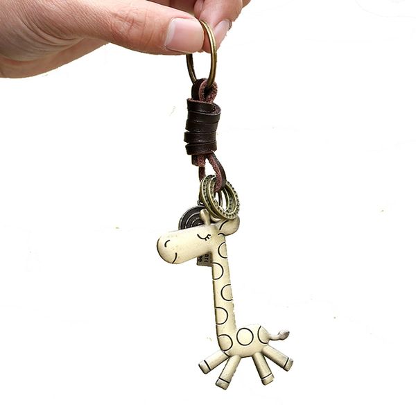 leather keychain cute small gift alloy giraffe retro weave keychain wholesale for christmas gift, Silver
leather keychain cute small gift alloy giraffe retro weave keychain wholesale for christmas gift, Silver