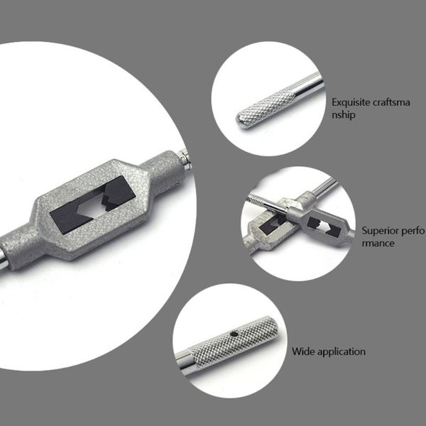 adjustable hand tap wrench holder m1-10 m1-12thread metric handle tapping reamer tool accessories for taps and die set
adjustable hand tap wrench holder m1-10 m1-12thread metric handle tapping reamer tool accessories for taps and die set