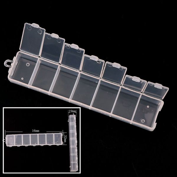1 pc 160*32mm 7 grids transparent plastic rectangle storage box diy nail art tips decoration jewelry tools case container
1 pc 160*32mm 7 grids transparent plastic rectangle storage box diy nail art tips decoration jewelry tools case container