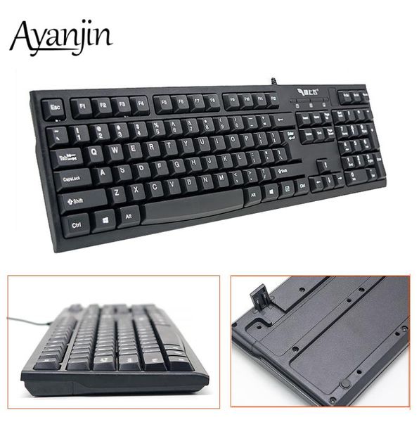 keyboards fashion silent business office keyboard waterproof mute wired computer usb ps/2 tripod for mac home pc laptop
keyboards fashion silent business office keyboard waterproof mute wired computer usb ps/2 tripod for mac home pc laptop